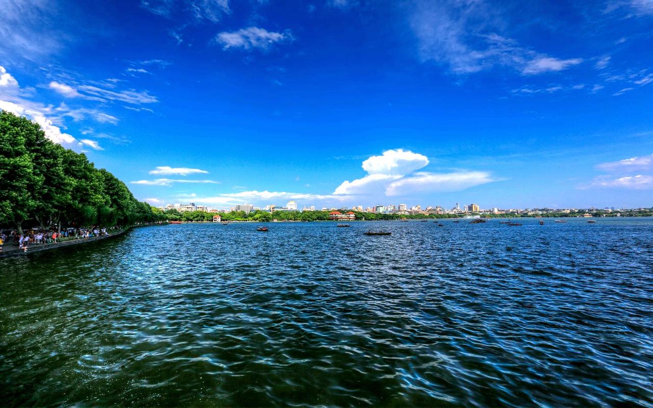 杭州西湖清新优美旅游风景图片壁纸